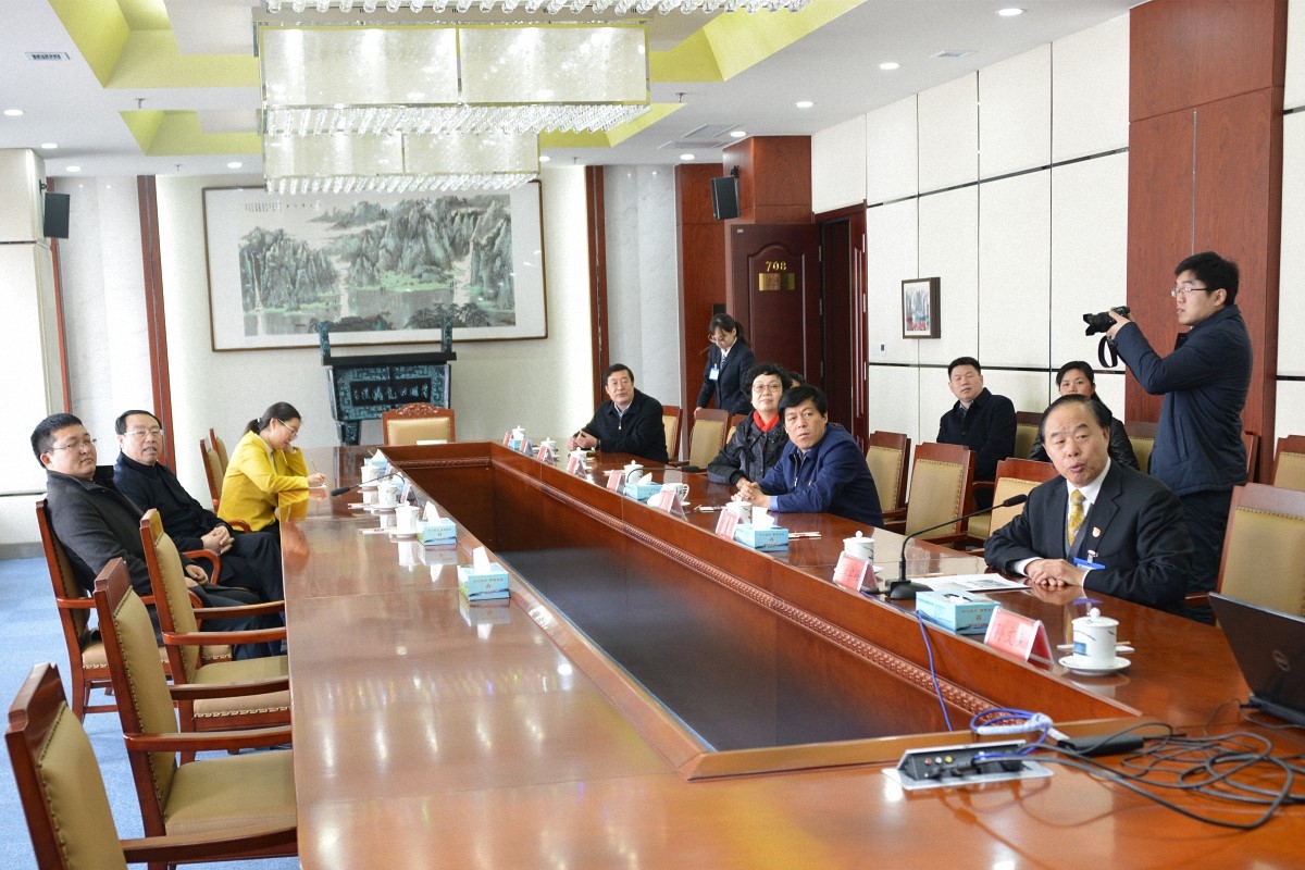 山东省委统战部常务副部长赵强到我公司调研